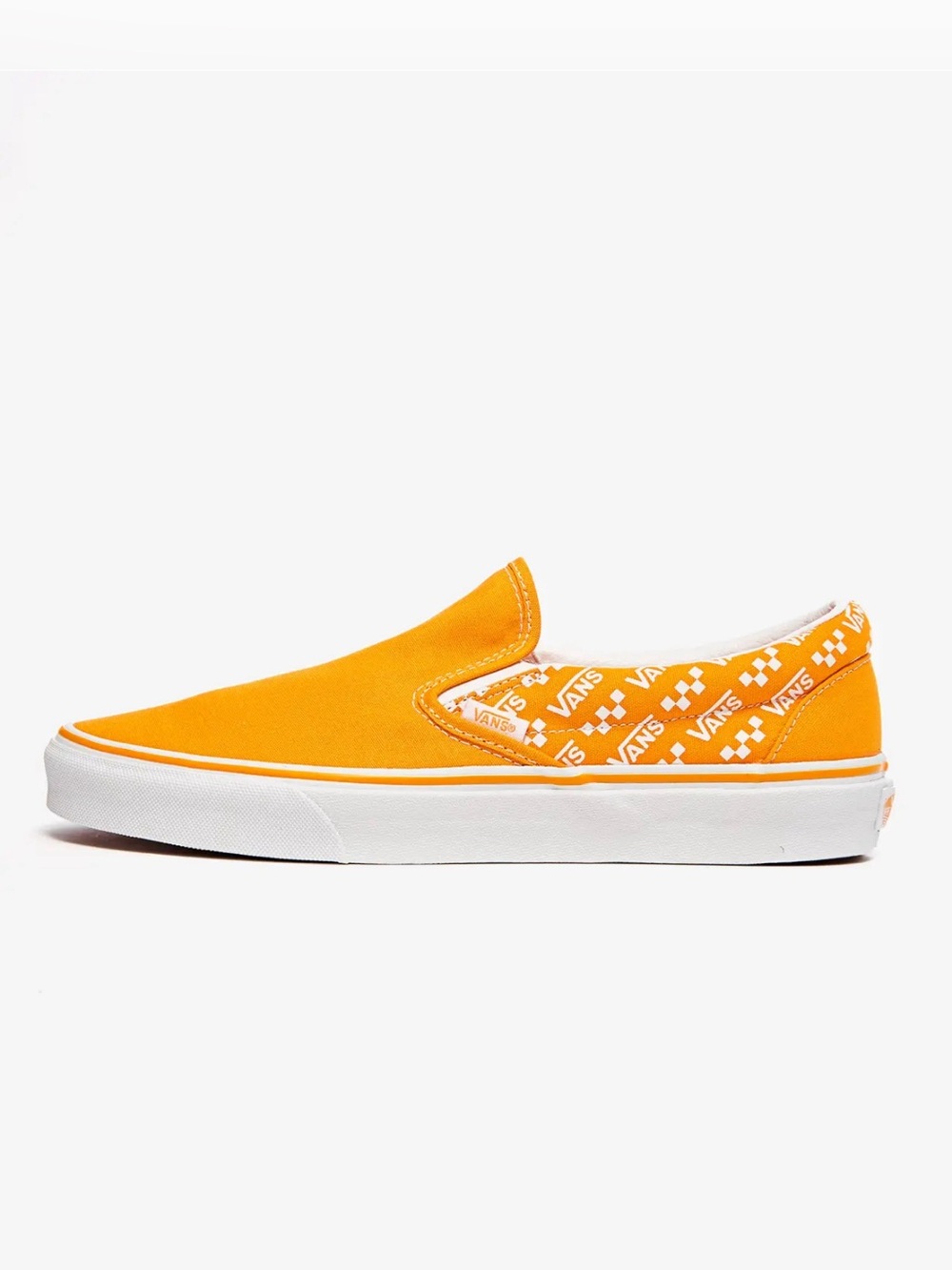 Vans Classic Slip-On 'Logo Repeat - Cadmium Yellow'